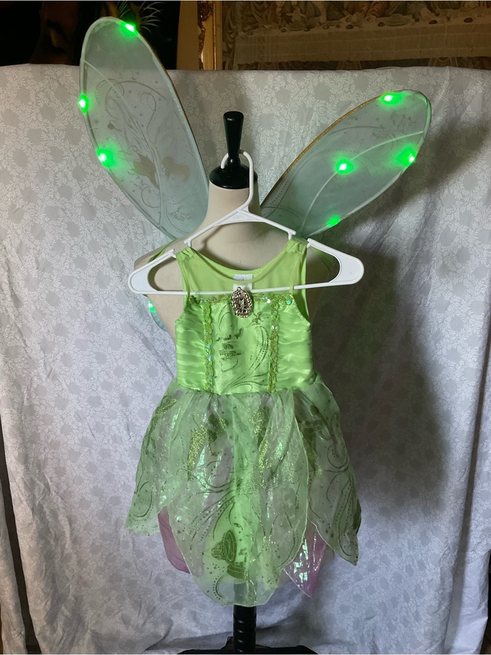 Disney Tinker Bell Costume for Kids with Light-Up Wings